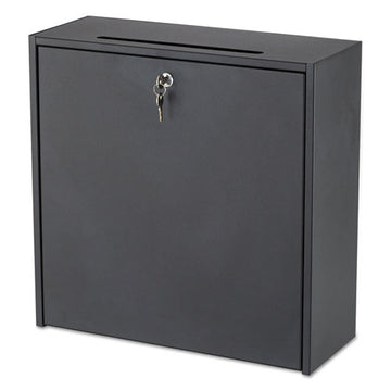 Safco® Wall-mountable Interoffice Mailbox, 18w X 7d X 18h, Black freeshipping - TVN Wholesale